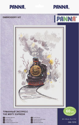 Набор для вышивания PANNA GM-7070 Туманный экспресс 20 х 30 см