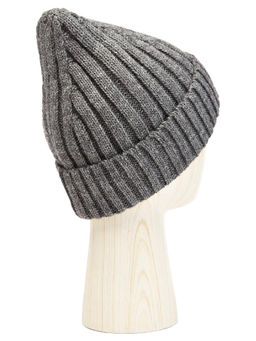 Шапка жен. шерсть+акр LB-BR55042 grey melange - Labbra фото 10