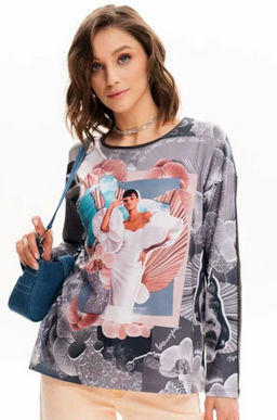 авторский Лонгслив свободного кроя - Sahar art lab фото 18