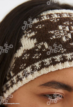 Повязка из 100% монгольской шерсти (арт. 05110) - Тод оймс ххк фото 7