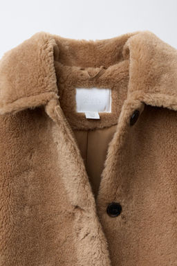 FAUX FUR COAT - Zara фото 7