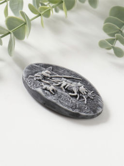 Магнит "Погонщик оленей" (барельеф), 4,5см