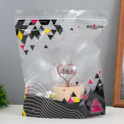 Фигурка светящаяся RISALUX Сердечко, LED-ночник, 3?AG10, шар-8 см, 6.5?6.5?11.5 см