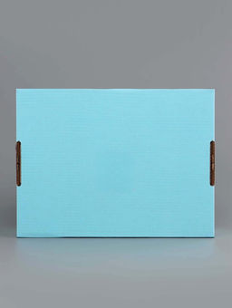 Цена за 2 шт. Коробка складная «Голубая» для подарков, хранения и отправки посылок, 27×21×9 см