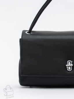 Сумка женская кожаная 8067Q black Polina&Eiterou