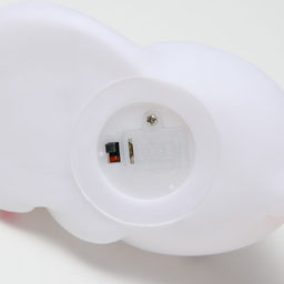 Фигурка светящаяся RISALUX «Мурзик», LED-ночник, от батареек 3×LR44, белый, 7×15×10 см