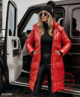 Теплая куртка женская длинная - Bruno фото 3