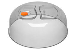 Крышка для СВЧ 26*26*9,5 см с клапаном дымчатая (модель 1026/01)