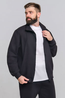 Арт. 65301 Толстовка мужская 50-58 (5 шт) Цвет:черный - Идеал фото 3