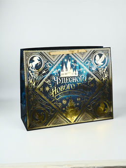 Пакет новогодний подарочный ламинированный «Волшебство», Гарри Поттер, XL 49×40×19 см