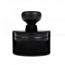 Nail Art Плоская мягкая кисть для макияжа с футляром, черный фото 8