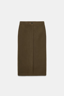 PENCIL MIDI SKIRT - Zara фото 7