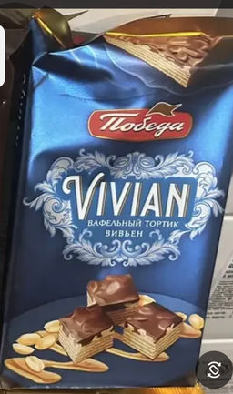 Торт вафельный "Вивьен" в молочном шоколаде, 220 г