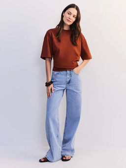 Базовая футболка оверсайз из хлопка OVERSIZE0526-21 / Zarina  фото 6