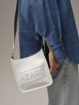 Сумка на плечо Azaro 30996 белый/полоска