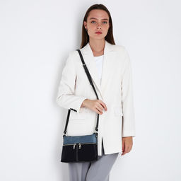 Сумка кросс-боди на молнии, цвет синий - Simaland фото 6