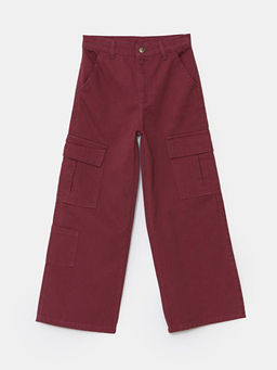 Wideleg K?z ?ocuk Kargo Pantolon