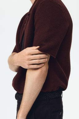 Camisa en punto calado Regular Fit - H&m фото 6