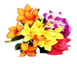 Цена за 5 шт. Цветок искусст. 21см "Фиалка" 1шт.