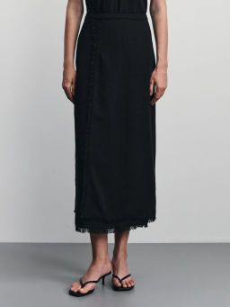 Юбка миди на запах / Zarina  фото 3