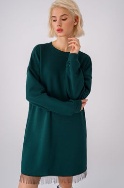 Платье Pirs 3412 изумрудный  фото 2