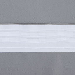Штора портьерная «Этель», 130×300 см, серая, блэкаут