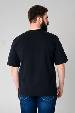 Арт. 614-147 Футболка мужская 50-60 (6 шт) Цвет:черный - Идеал фото 5