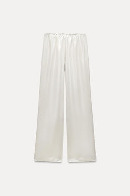 FOIL PYJAMA-STYLE TROUSERS - Zara фото 5