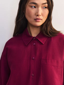 Льняная блуза свободного кроя ZR2605012008-91 / Zarina