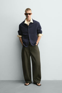 SOBRECAMISA RELAXED FIT ALGOD?N - LINO / Marino