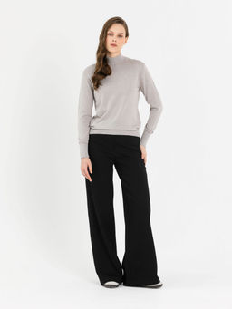 Брюки прямые трикотажные