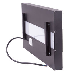 ULO-K16B 2x16W/4000K/L50 5W/3000K IP44 BLACK Светильник линейный светодиодный подвесной с фоновой подсветкой. Белый свет (4000К). Алюминий. Цвет черный. TM Uniel