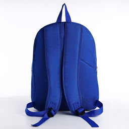 Рюкзак текстильный с белым градиентом, 38х29х11 см, 38 х цвет синий синий, отдел на молнии, цвет красный - Nazamok фото 8