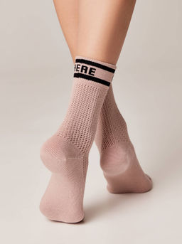 Цена за 2 пары. Носки Удлиненные CONTE ACTIVE 22С-27СП Носки женские пепельно-розовый - Conte elegant фото 3