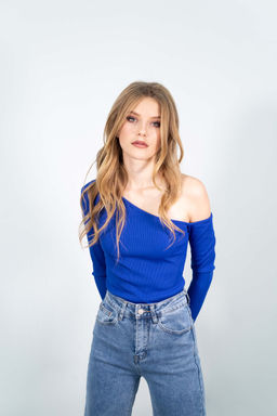 Кроп-топ Lucy (индиго)