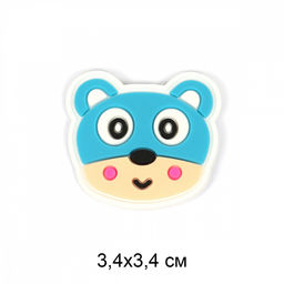 Аппликации пришивные арт.TBY.2357 Мишка 3,4х3,4см уп.20шт