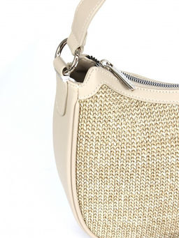 Сумка женская иск/кожа+текстиль DJ-СМ 7433-OATMEAL BEIGE, 1отд, плечевой ремень, бежевый SALE 263870 - Adelia фото 8