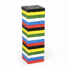 Настольная игра на баланс «Падающая башня», 54 бруска