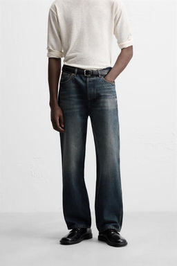 RELAXED STRAIGHT-LEG JEANS - Zara фото 19