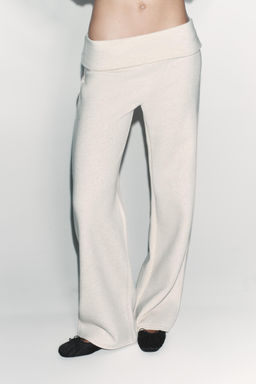 TROUSERS WITH TURN-UP WAIST - Zara фото 10