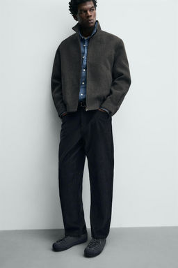 STRAIGHT-LEG CORDUROY TROUSERS - Zara фото 5