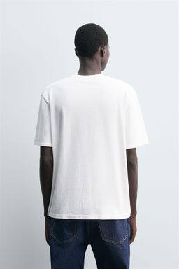 REGULAR FIT MEDIUM WEIGHT T-SHIRT - Zara фото 11