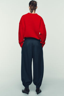 PINSTRIPED BALLOON TROUSERS - Zara фото 6