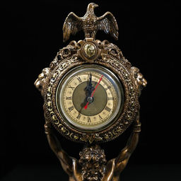 Часы настольные интерьерные каминные «Атлант», 15×15×38 см