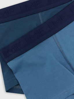 Трусы мужские боксеры мультипак (2 шт.) в сине-серых оттенках ночь +шторм5 411188-2 - Mark formelle фото 7