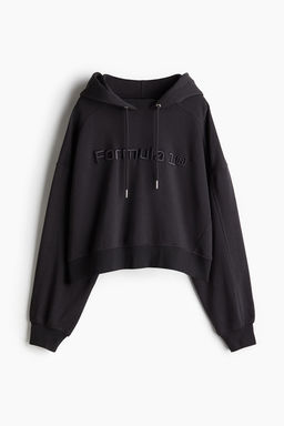 Sudadera oversize con capucha y bordado - H&m фото 5