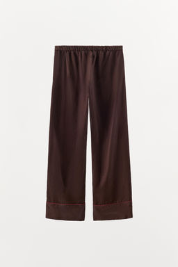 CONTRAST STRIPE PYJAMA TROUSERS