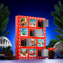 Адвент- календарь с чаем Почта новогодняя, 215 г