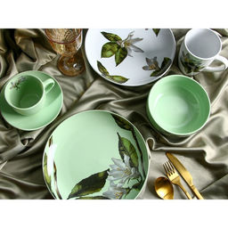 Чайная пара Lemon flowers, 250 мл - Dolce Ceramo. фото 10