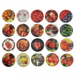 Крышка Твист III-82 Ассорти, для бытового консервирования, винтовая, жесть электролитического лужения s0,20мм, литография, ТУ 9299-001-03965353-2020, упаковка: термоусадочная пленка (Россия) - Домашняя мода фото 2